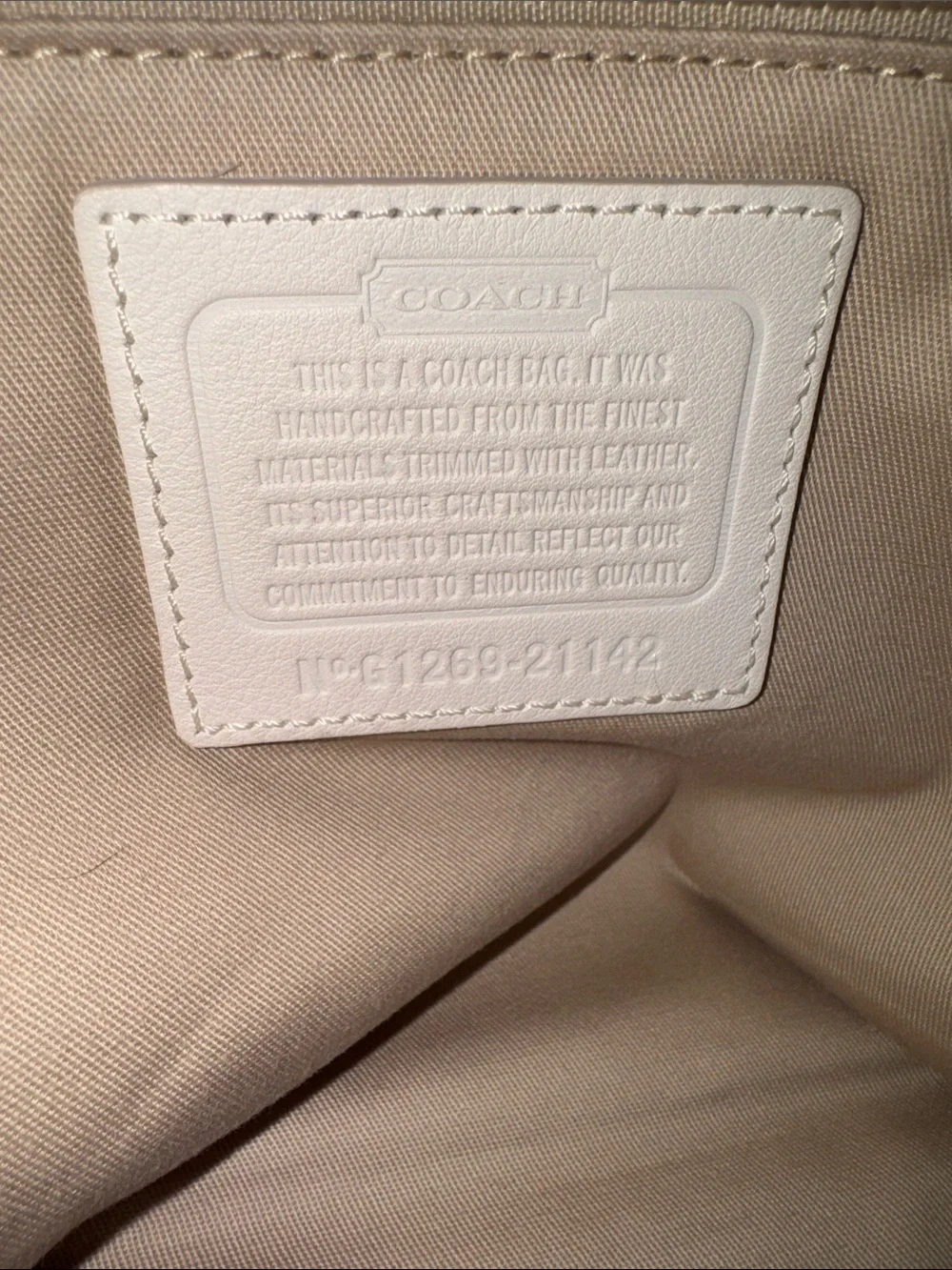 COACH Legacy Tweed & Leather Multicolor Turn-lock w/Dust-bag - EUC